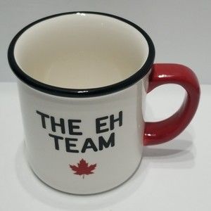 Funny Stoneware Coffee Cup Mug Canadiana The Eh Team Canada Joke Gag Gift Humor